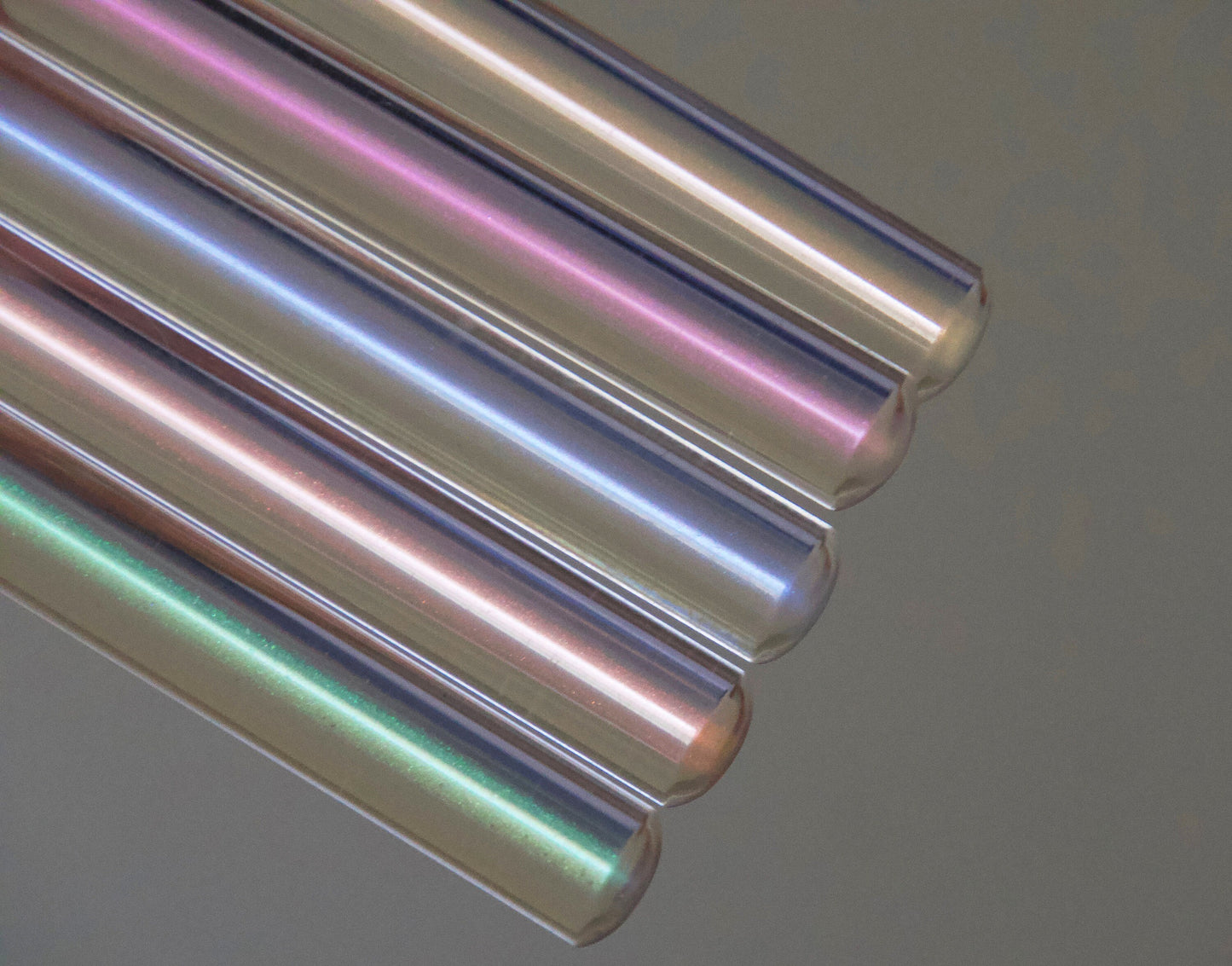 5pcs Polar Light Handle Nail Brush Set/ Detailing Striping Gel Liner Brushes, Painting Brushes, 3D Brush, Ombre Brush, With Pink Case