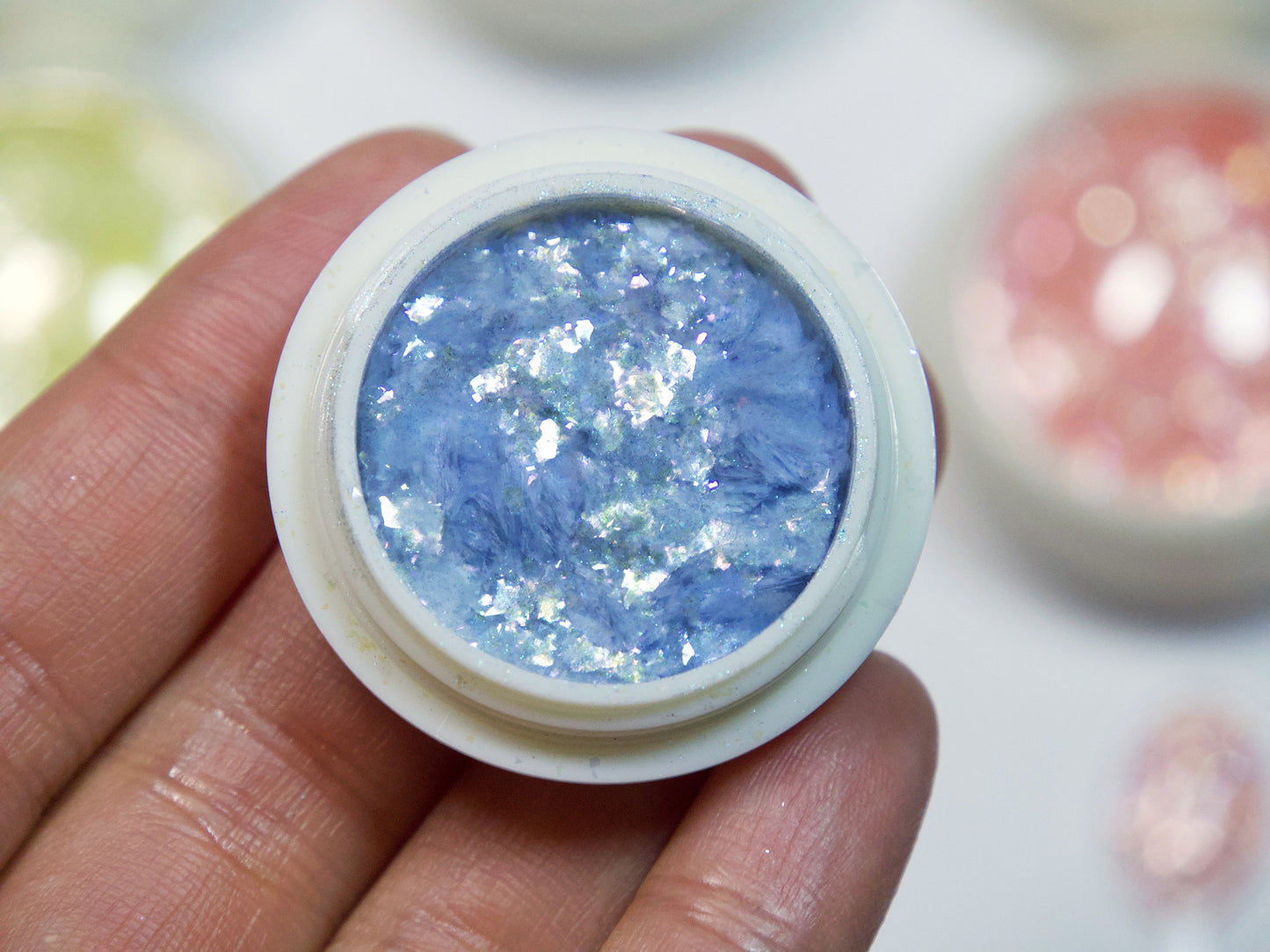 Ultra Thin Mica Chips Irregular Flashy Slice Flakes for Nail art/ Polarized Opal Nail Art glitter Crafts supply