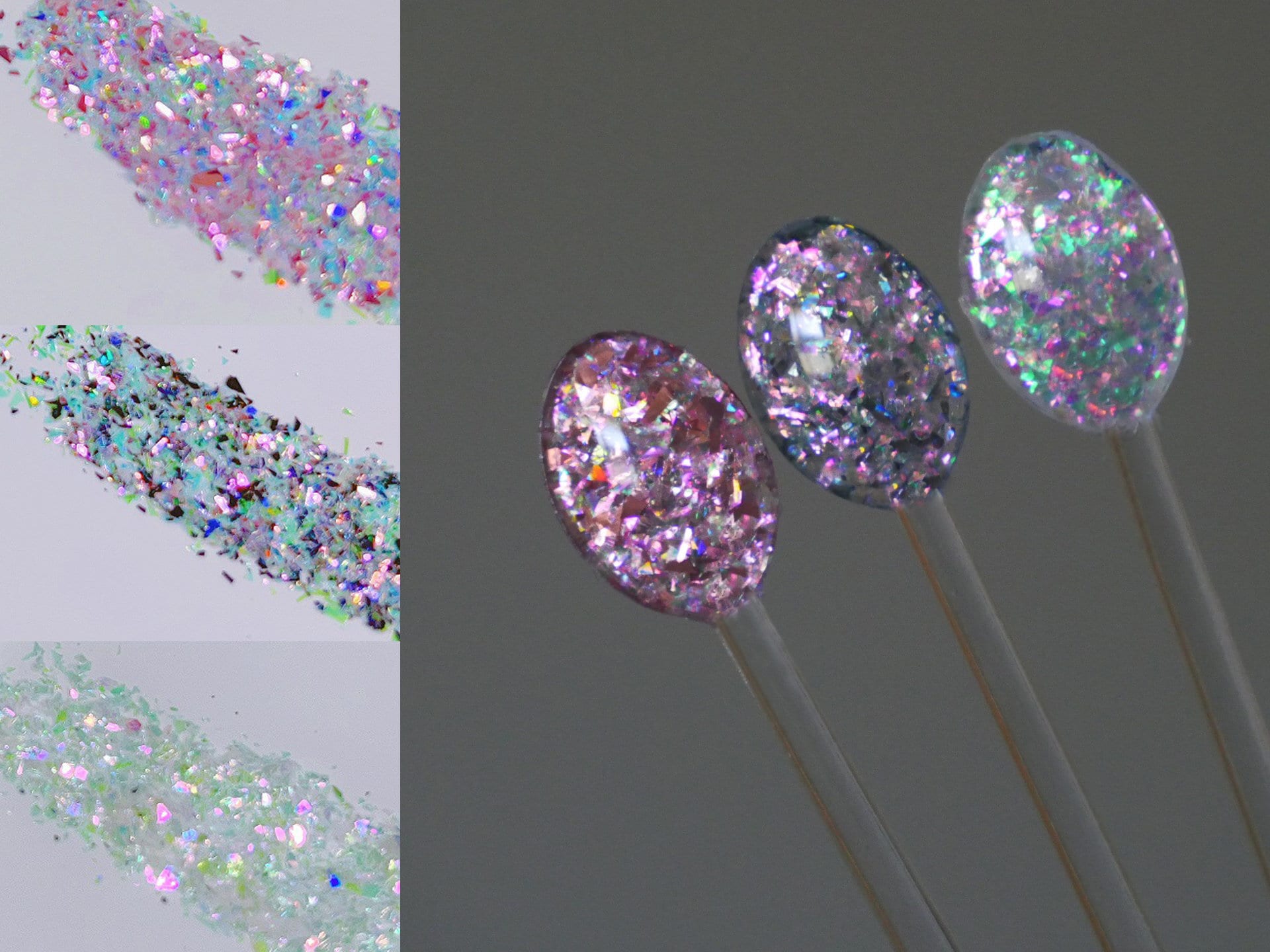 Opal Illusion Cloud Brocade Fragmentation Flakes Glitters Sequins For Nail Art/ Holographic Polarized Aurora Foils Manicure Supply