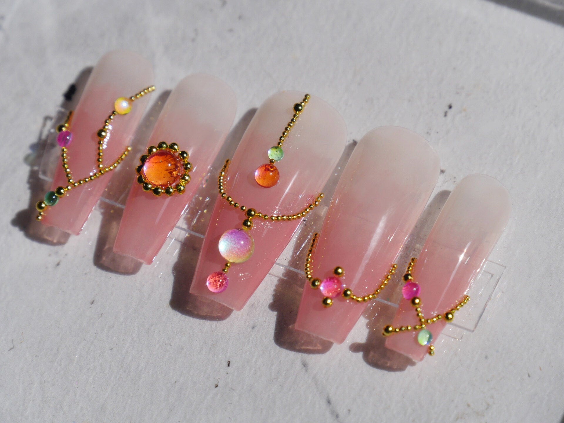 Steel Studs Mini Metal Caviar Nails Beads Balls/ Silver Gold nail micro-beads/ Nail Line art Dotting Design Metallic