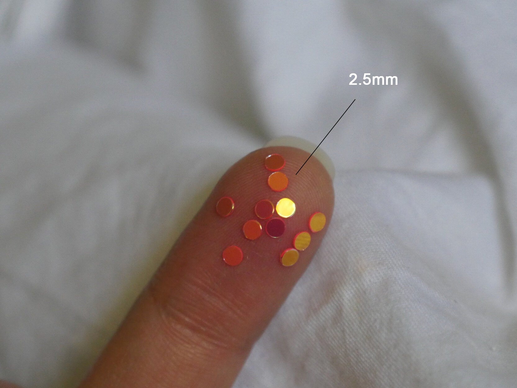 12 cases Round Circle Chunky Glitter Sequins / 2.5mm Dots Spots Circle Shapes Confetti Flakes Crafts Paints Resin Accessories Acrylic Nail