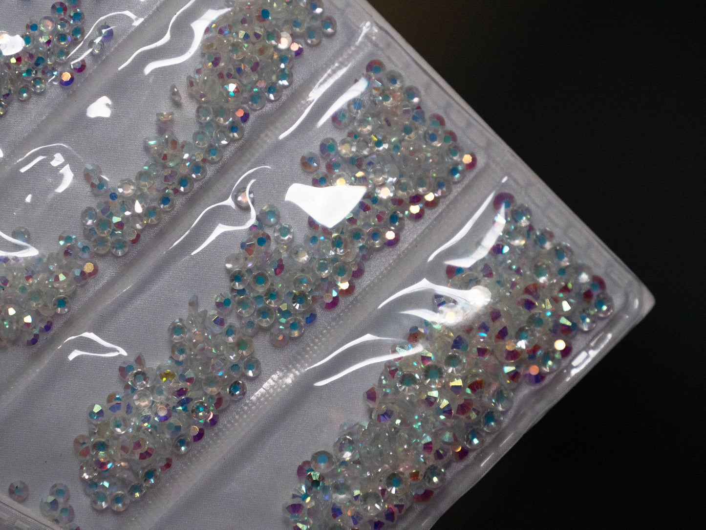 1440ct Non-hotfix CLear Flatback Rhinestones/ Glass Nail Rhinestone For Nails Art Decals / #3-#8 Small size Studs Resin Crafts supply