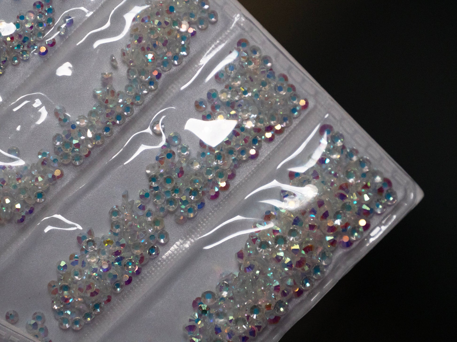 1440ct Non-hotfix CLear Flatback Rhinestones/ Glass Nail Rhinestone For Nails Art Decals / #3-#8 Small size Studs Resin Crafts supply