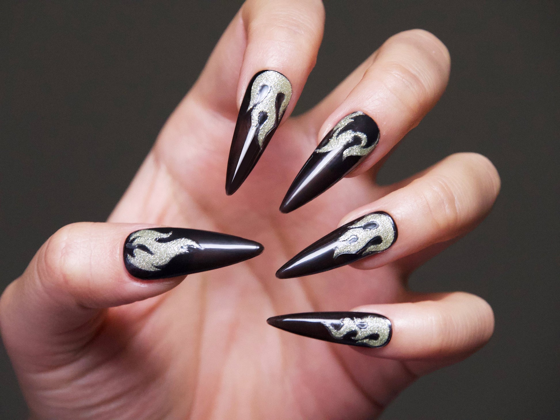 Flame Nail Art Stickers