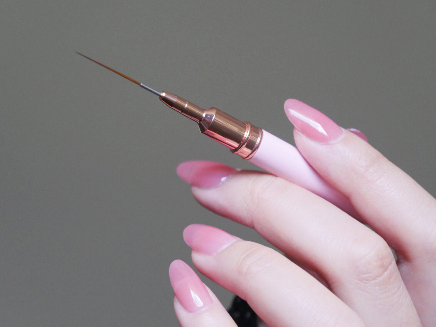 20mm Pink Nail Brush Detailing Striping Nail Art Pen/ liner Brush Painting Brushes/ Lining Painting Plaid brush Nail Supply