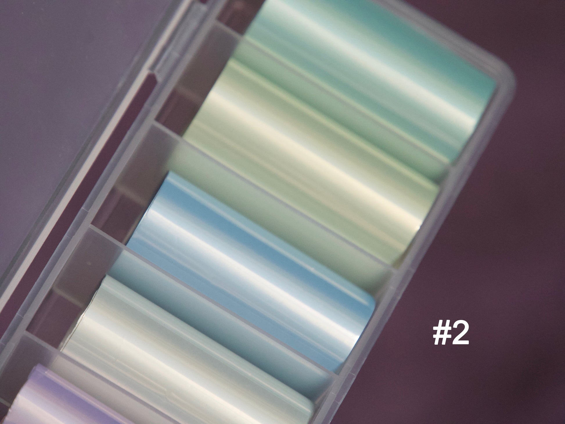 6pcs Pearly Silk Nail Foils Paper/ Mermaid Pastel Pearlcent Metallic Color Transfer Foil Nail Art Decal/ Mirror Glossy