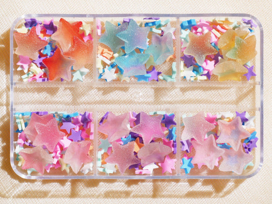 Star Sugar Candy Gummies Nail Deco