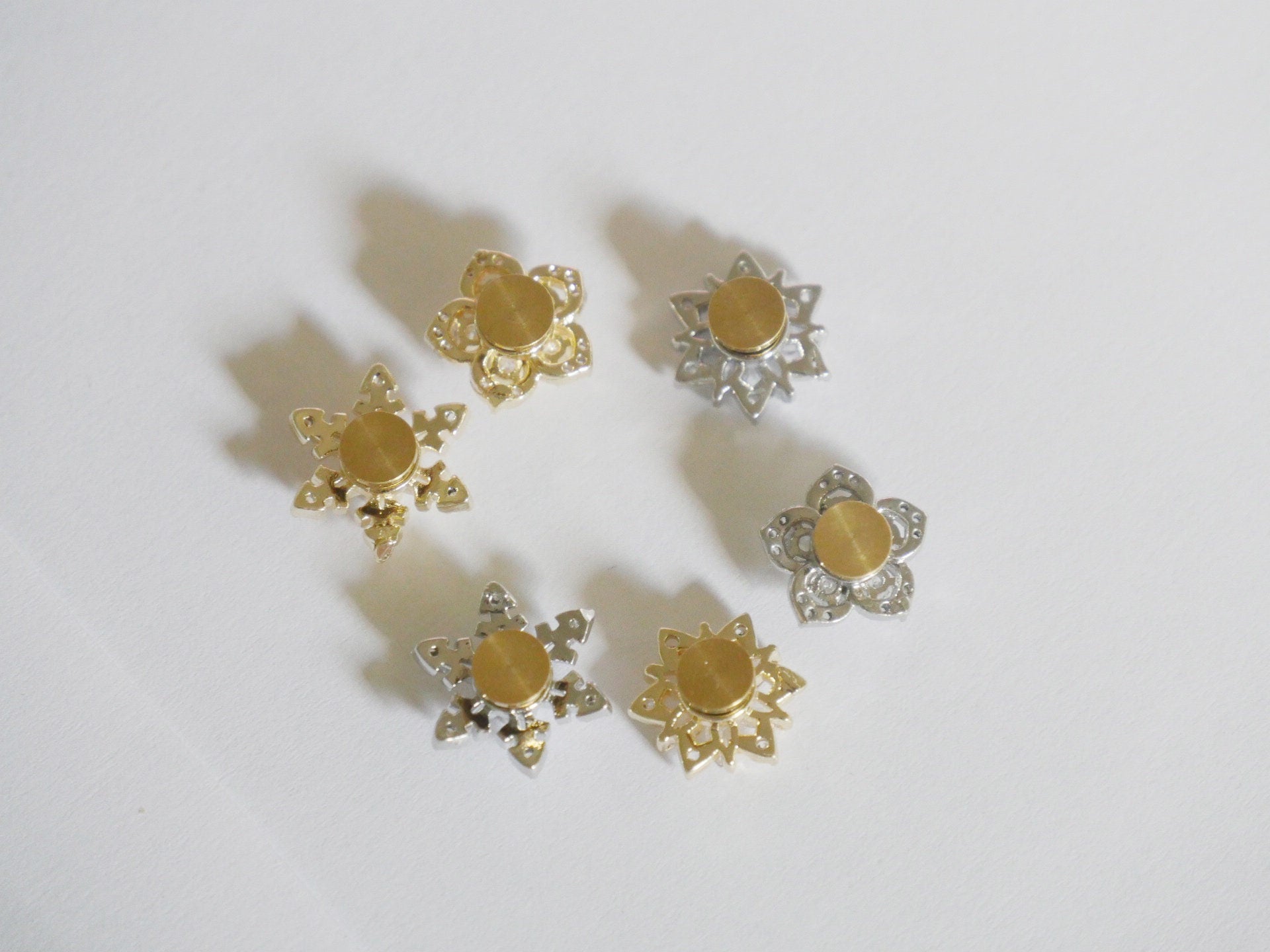 Premium Spinner Nail Jewelry/ Exquisite Flower Snow Flake Fast Speed Rotating Nail Decal/ Spinning nail deco 3D Spinning Crystal decoration
