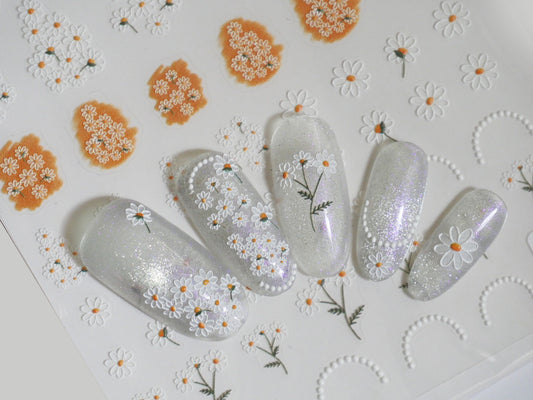 Flower Bouquet Nail Art Sticker