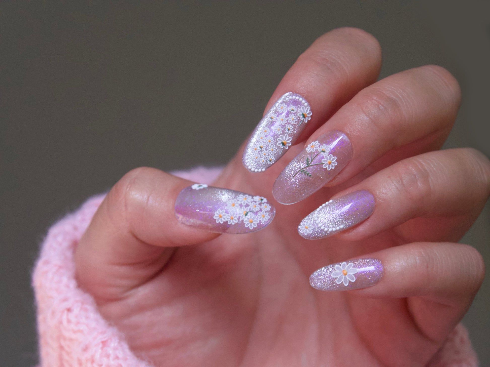Flower Bouquet Nail Art Sticker