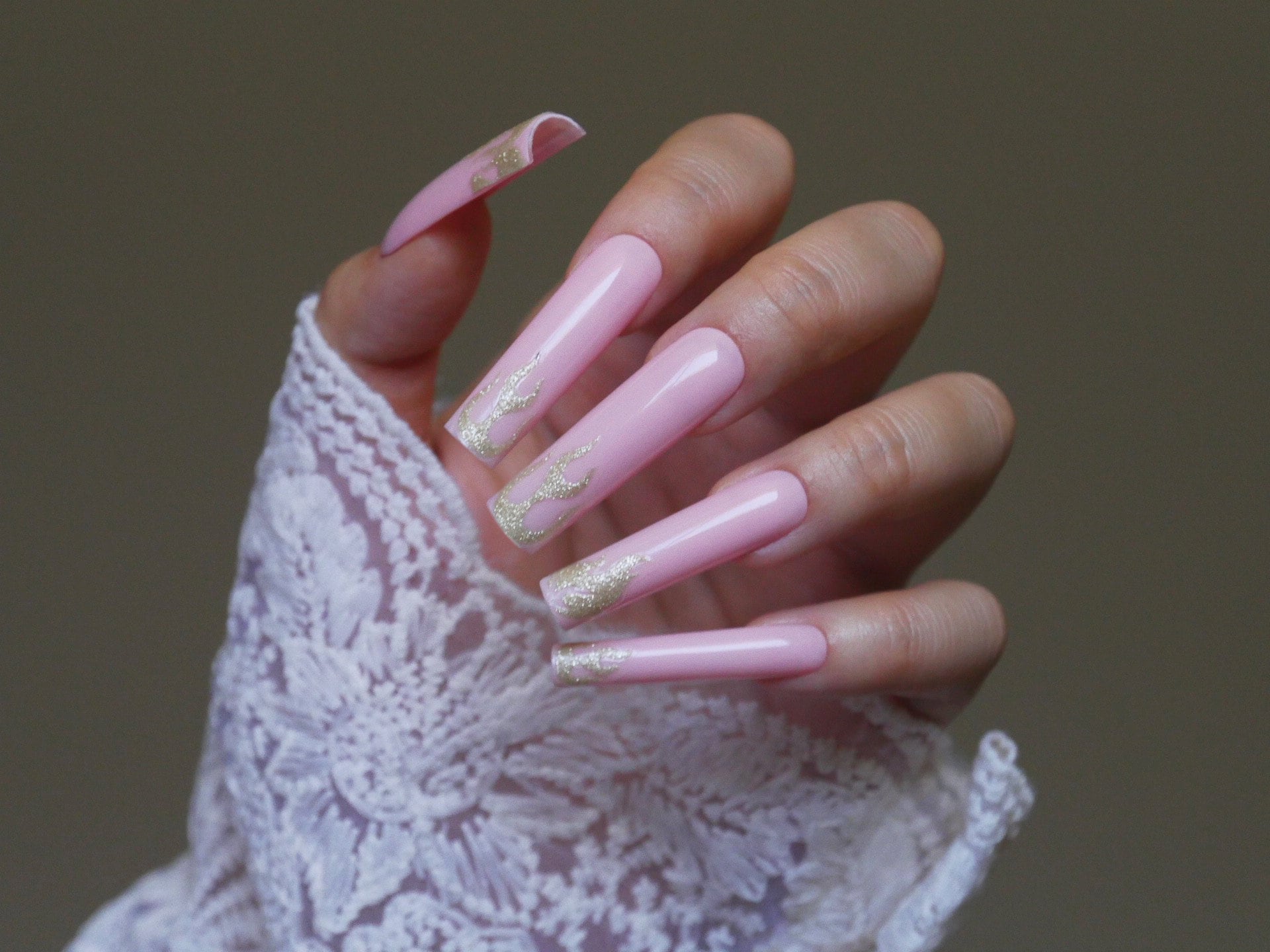 Flame Nail Art Stickers