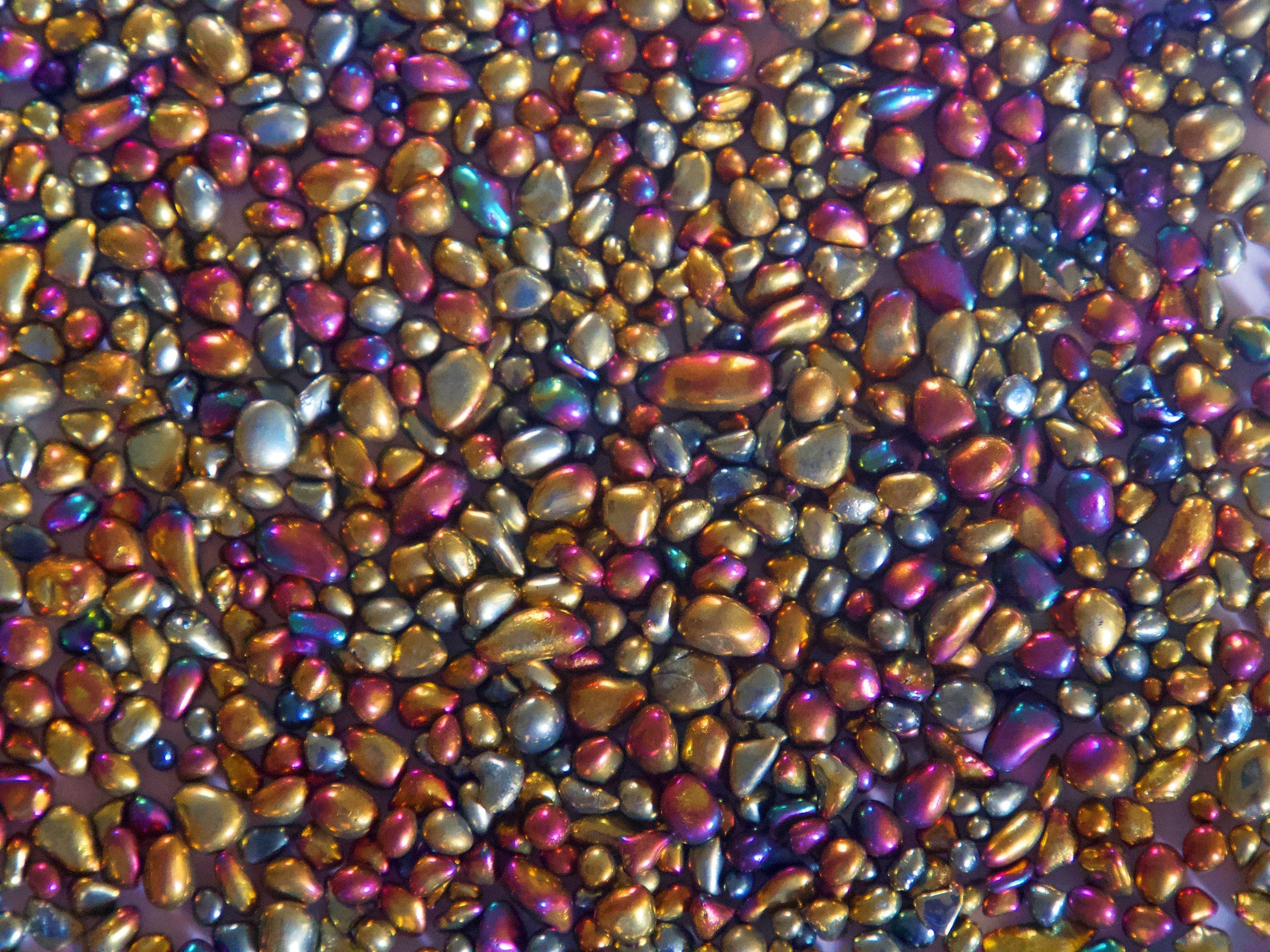 10g Irregular Electroplated Paint Chameleon Stones/ Holographic Rainbow Iridescent Beads/ Colorful Bubble rocks/ Nail art & Crafts Deco