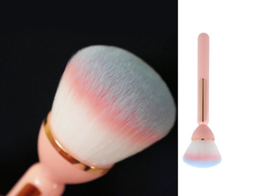 Gradient Color Powder Sweeping Removal Nail Brush/ Blue & Pink Nail dusts cleaner/Makeup Blush Brush/ Make up and Manicure Supply