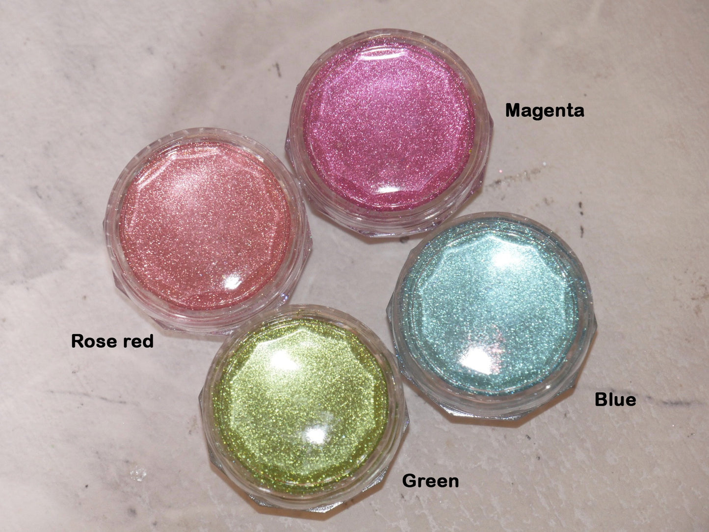 Ultra Fine Metallic Mirrored Chrome Powder/ Pink Green Blue Magic Mirror Chrome Pigment Nail Glitter/ Electric Titanium Nail Pleated powder