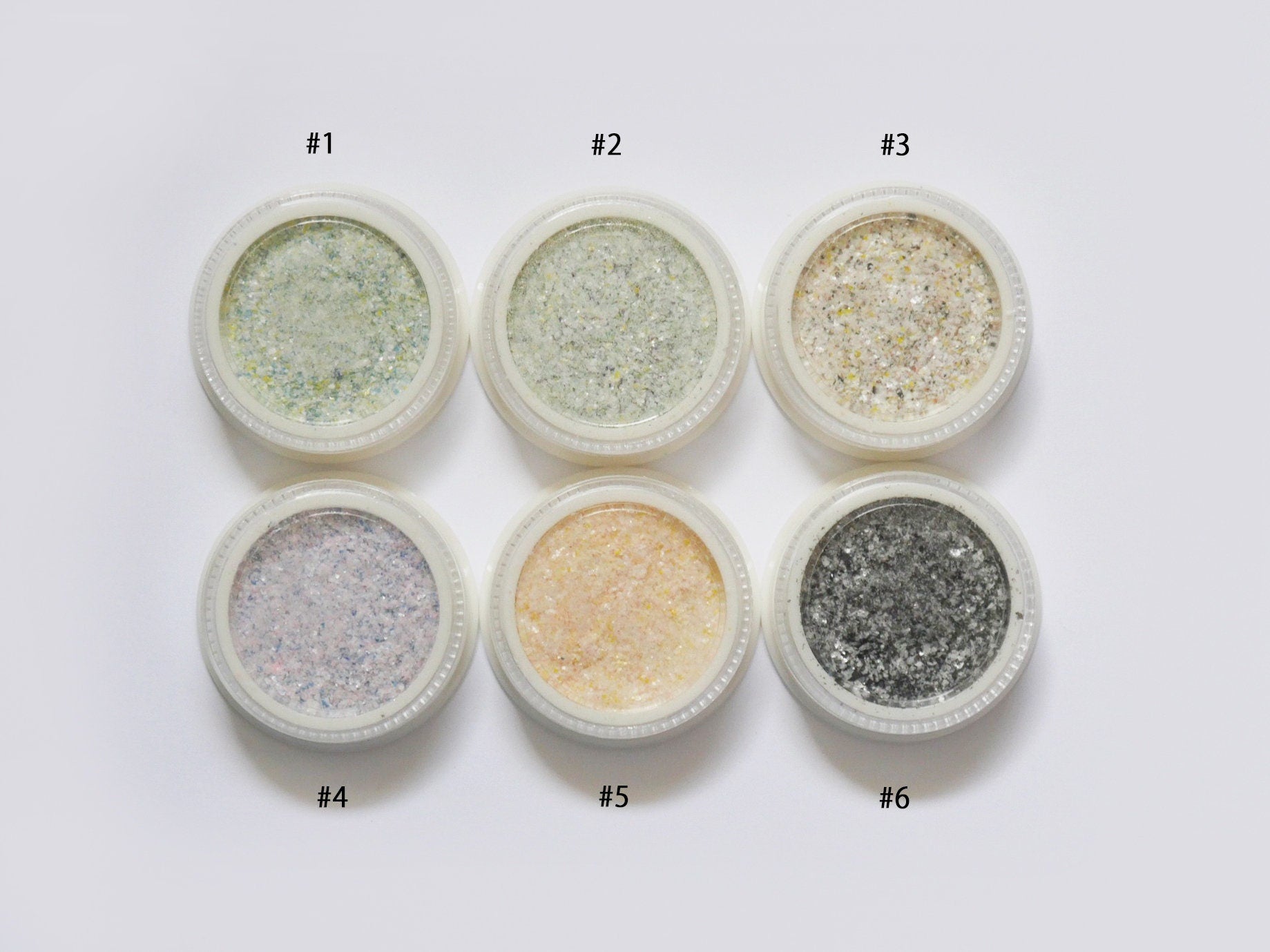 Marble Chalk Nail Powder Glitter