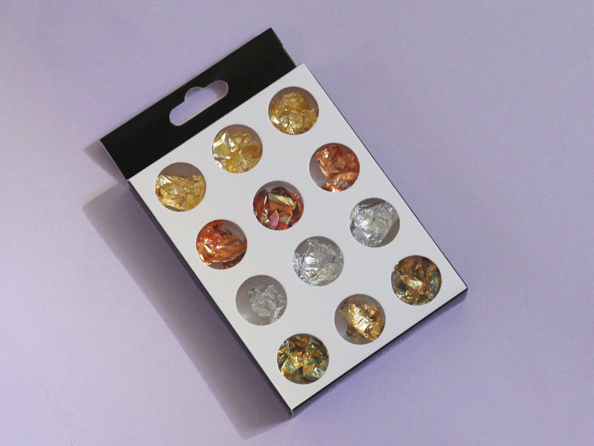 12 cases Gold Silver Foil Nail Art Design Supply – MakyNailSupply