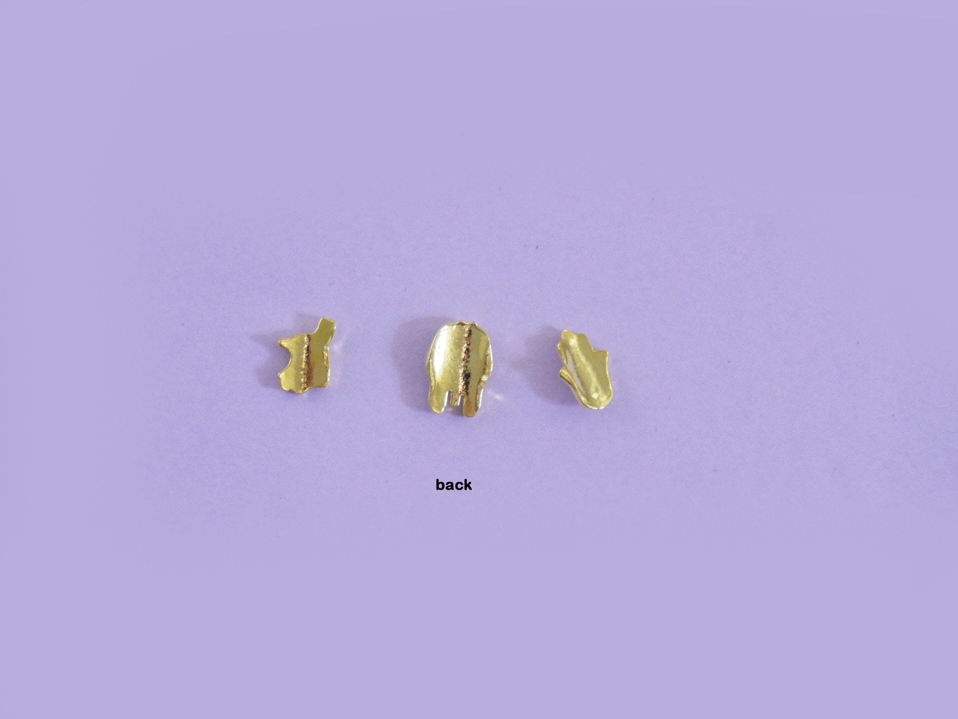 3pcs Gold Egypt Pharaoh Nail Decal/ Mystical Egyptian Anubis Hamsa Charms Nail Supply