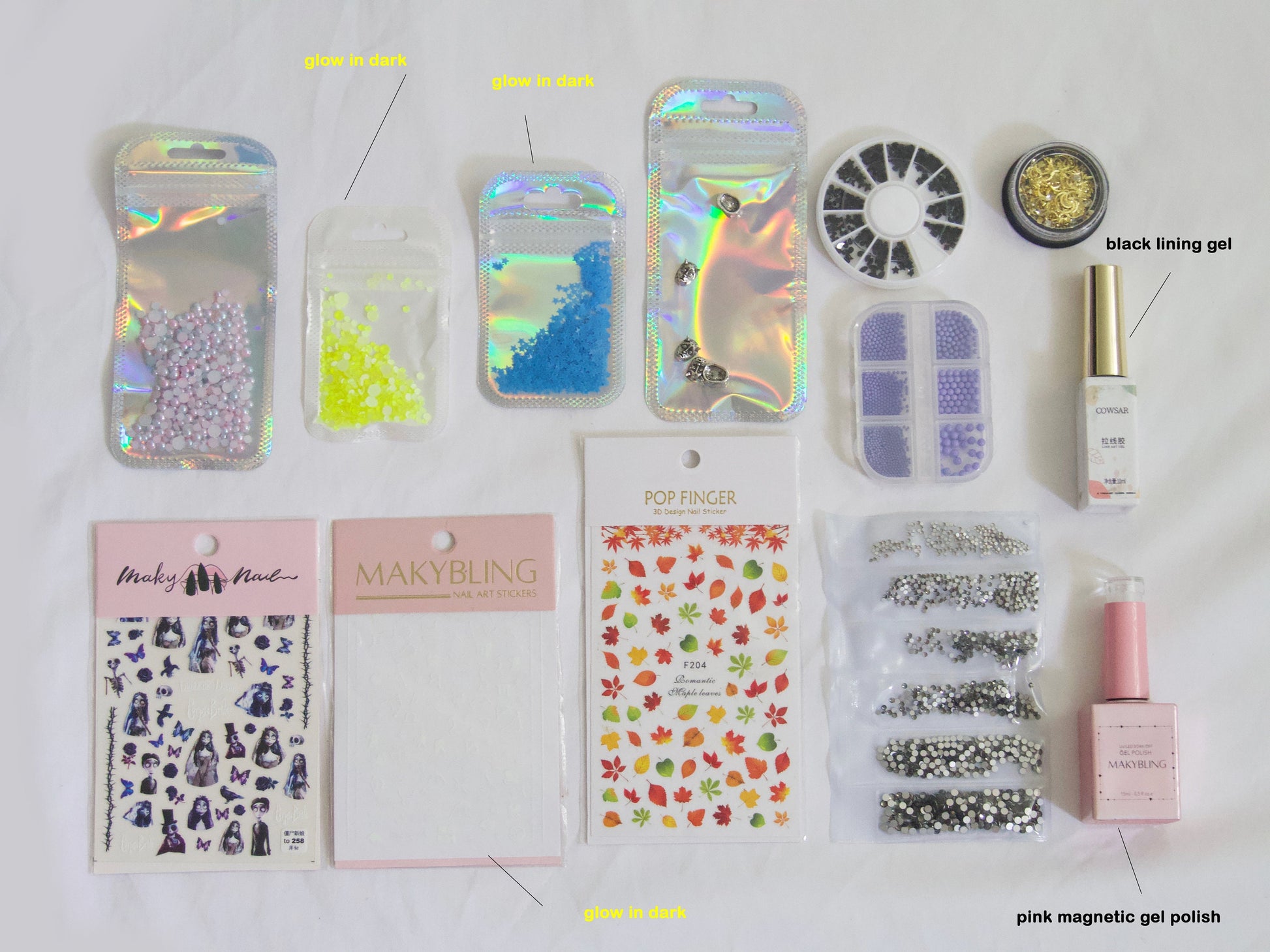 Makynail September Mystery Nail Box Exploring Box for her, Surprise Box for nail lover, Surprising Gift Box Monthly Subscription