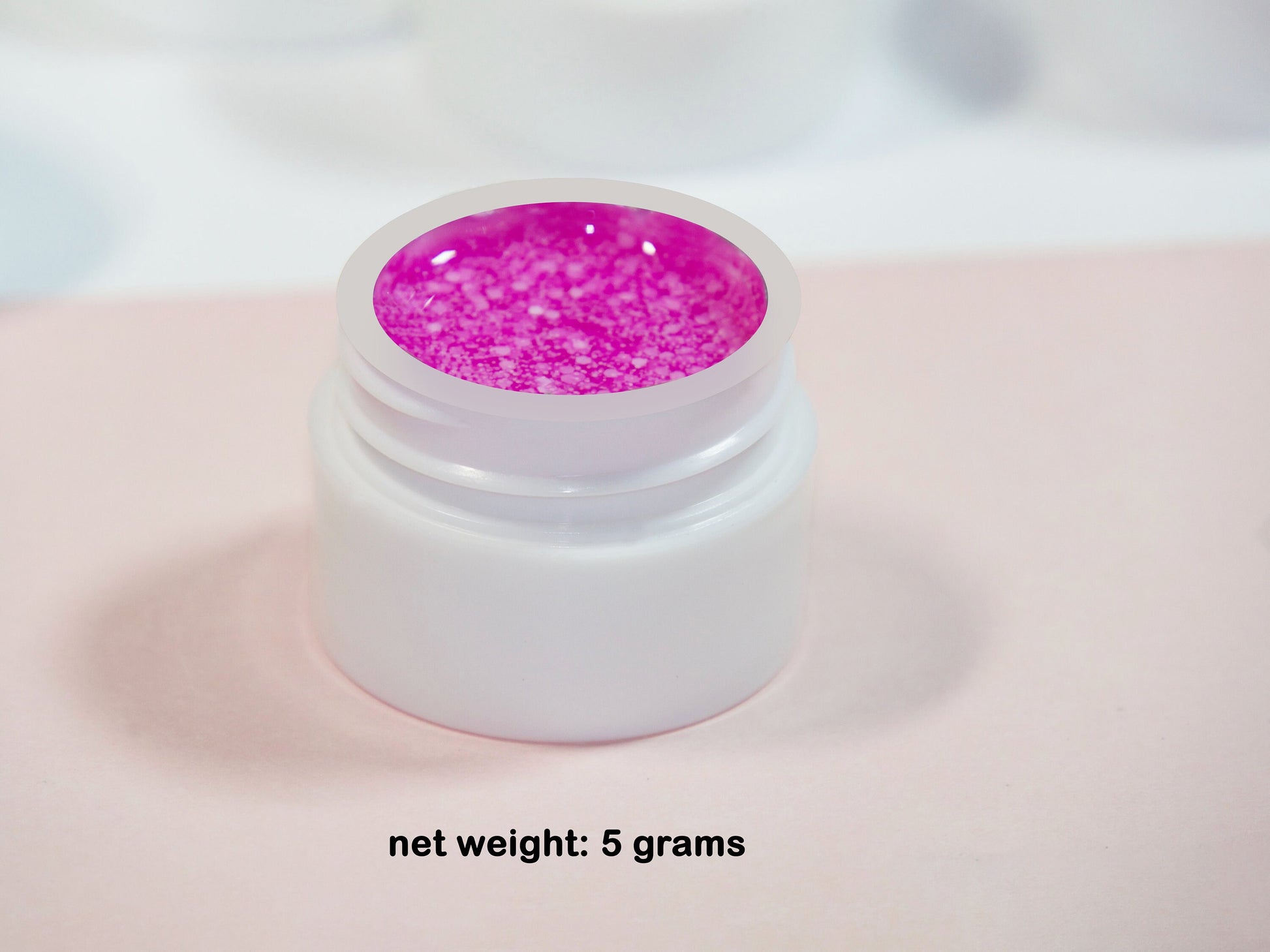 5g Snow Flake Glitter Nail UV Gel Polish/ White Snowflakes Glitters Gels Nail Polish Winter Manicure Pedicure Soak off Supply