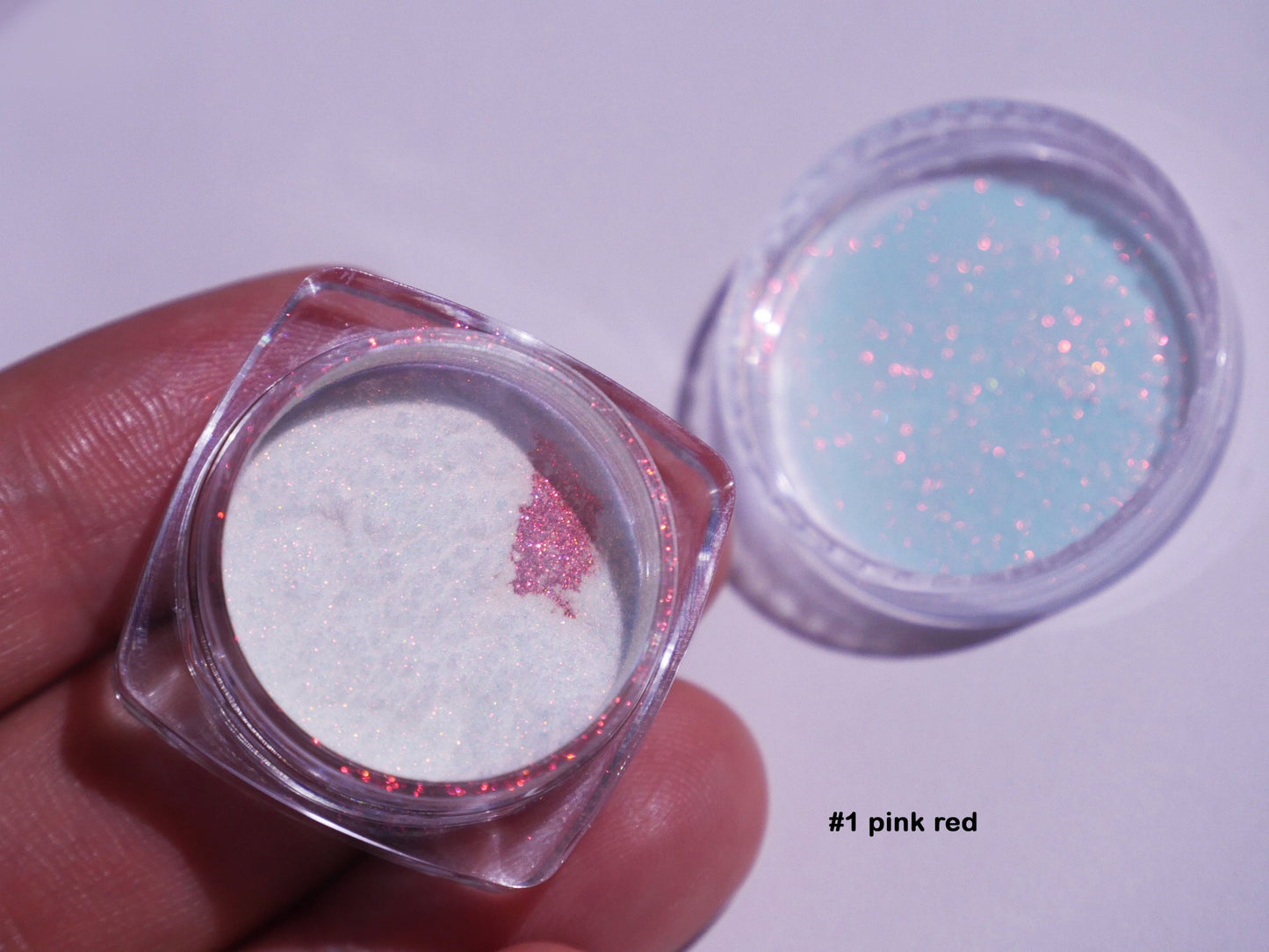Icy Chameleon Powder Illusion Mermaid Glitter/ Highly concentrated Iridescence Laser shimmer Powder/ Mirror Reflective Manicure Supply