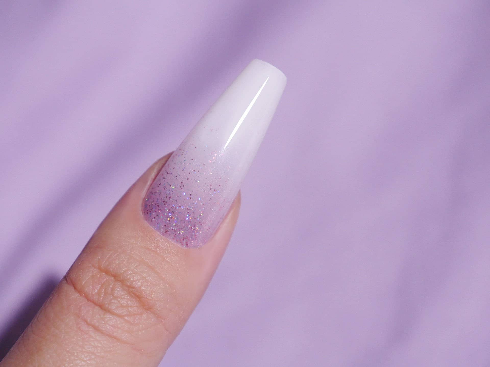 Birthday Blend | Purple Glitter Nail Polish Wrap | Personail