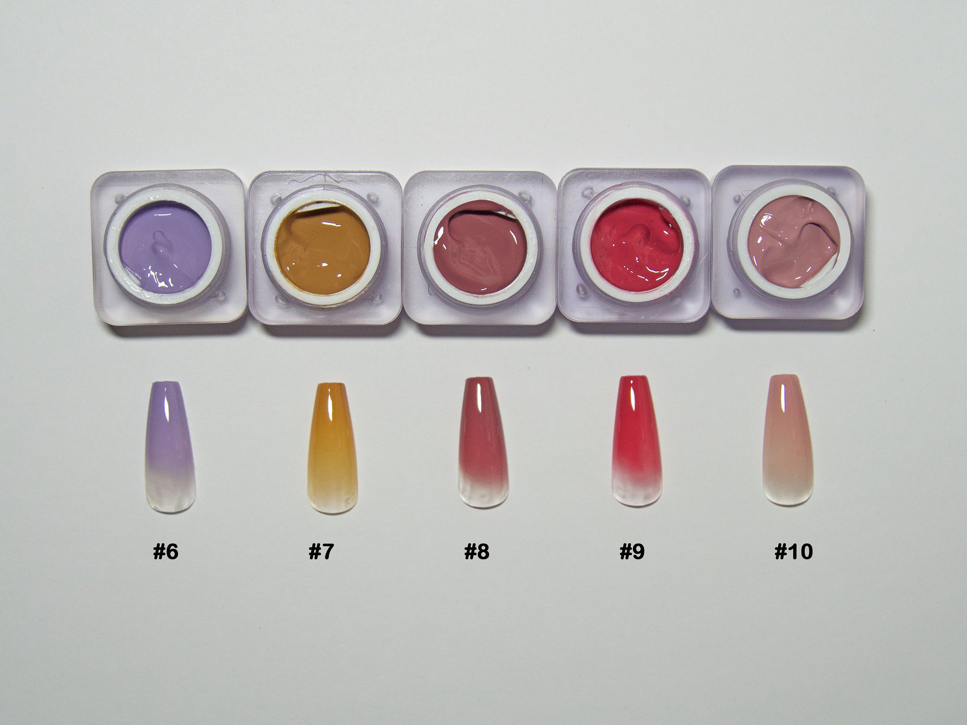 5ml Gradient Painting Nail Gel Polish/ Ombre Strong Coverage Creamy Gels for Nails/ Beginner Friendly Easy to Use