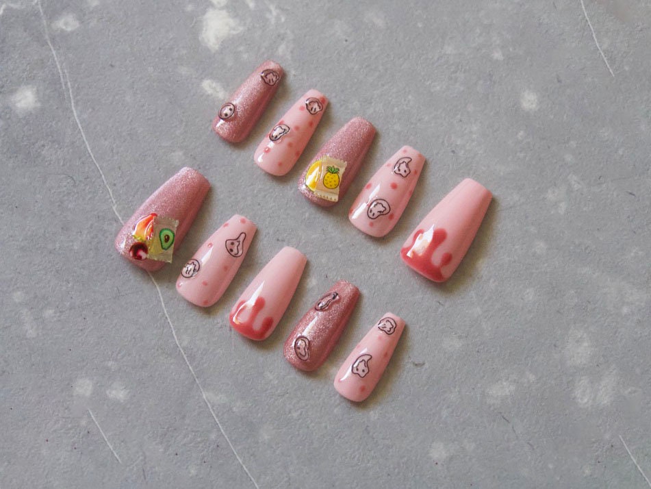Miniature Donut Candy Sweets Nail Decal
