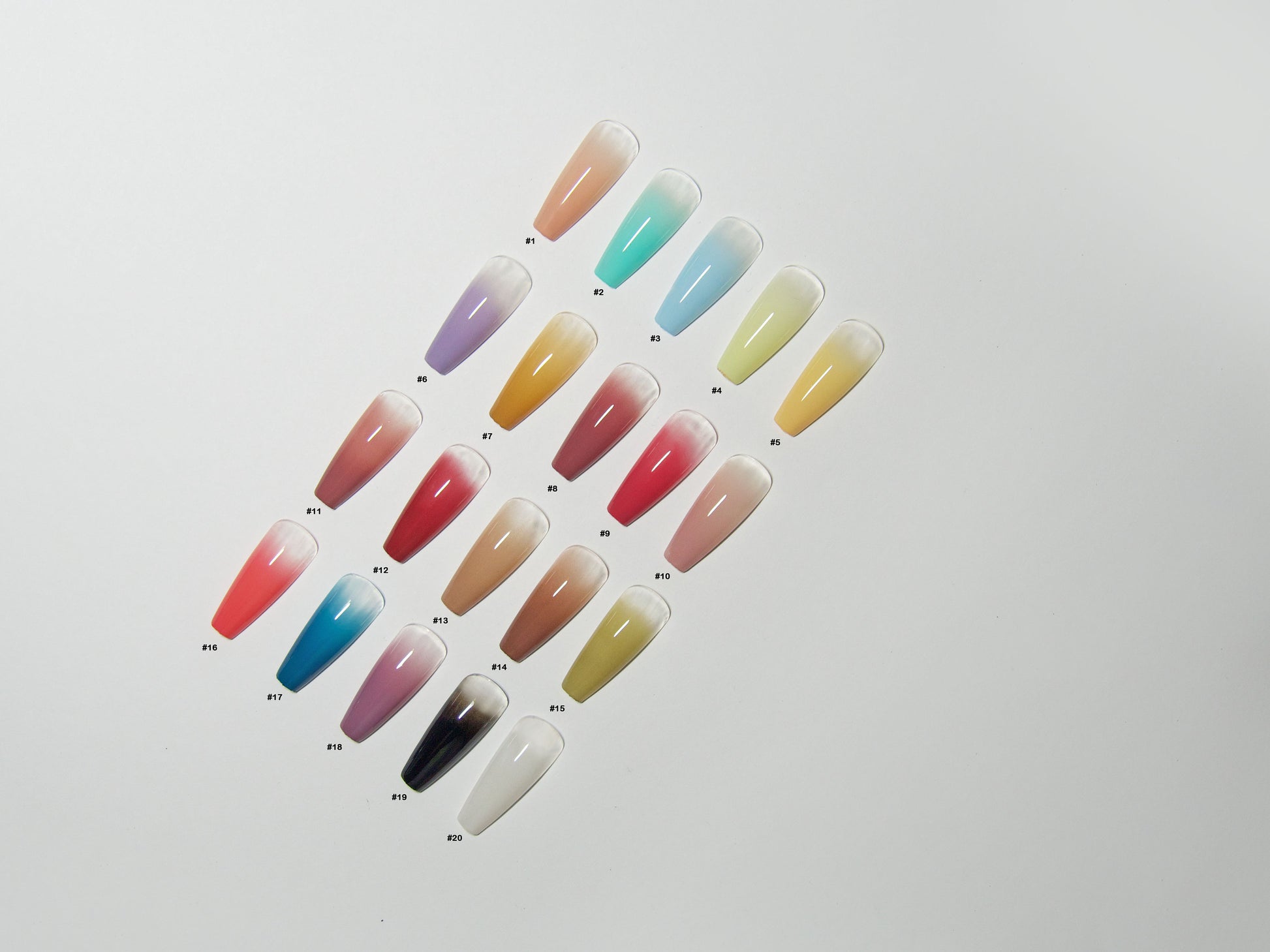 5ml Gradient Painting Nail Gel Polish/ Ombre Strong Coverage Creamy Gels for Nails/ Beginner Friendly Easy to Use