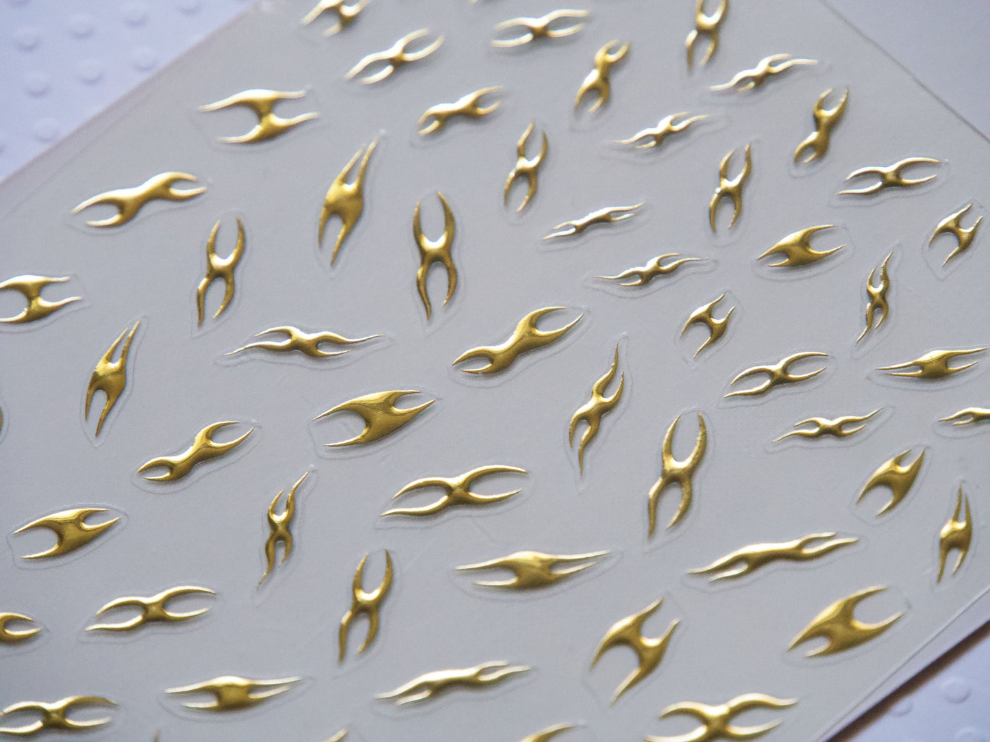 Mechanic Gilding Modern Edge Nail sticker/ Silver Gold Cyber Elegance Minimalist Futurism Stickers for Nail Art/ y2k Cool Girl Nail
