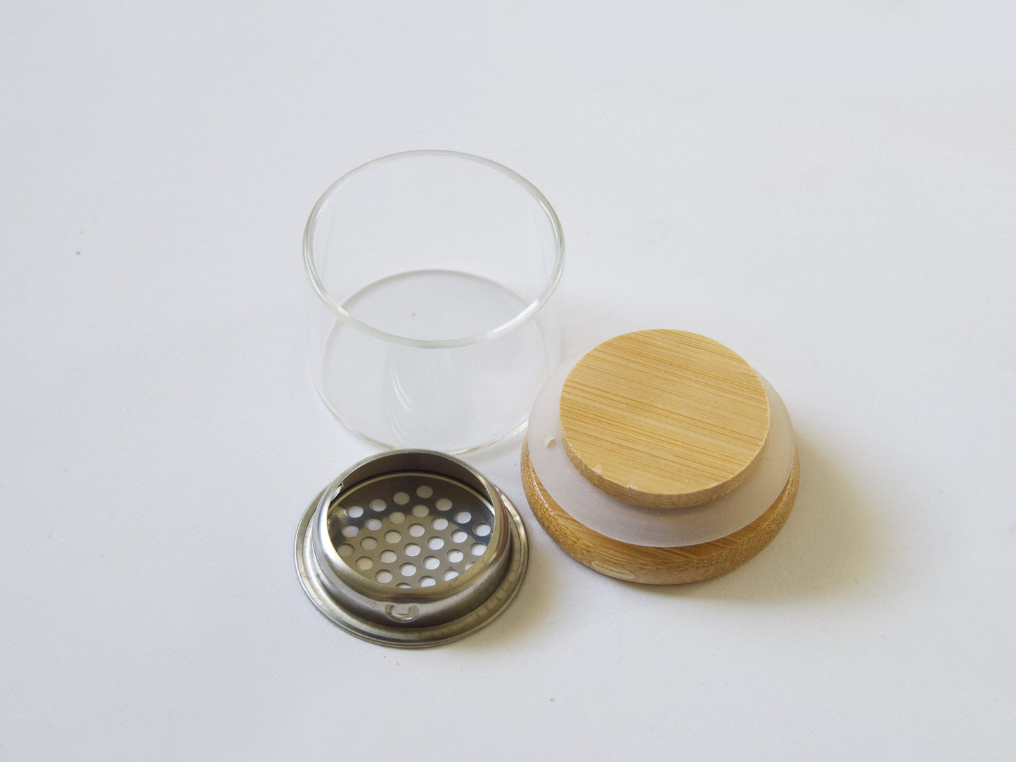 Steel Strainer Brush Cleansing Glass Cup / Nail Brushes Washing Bowl Wood Lid/ Wash off Glitters, Powders, or Gel Remnants Manicure Tool