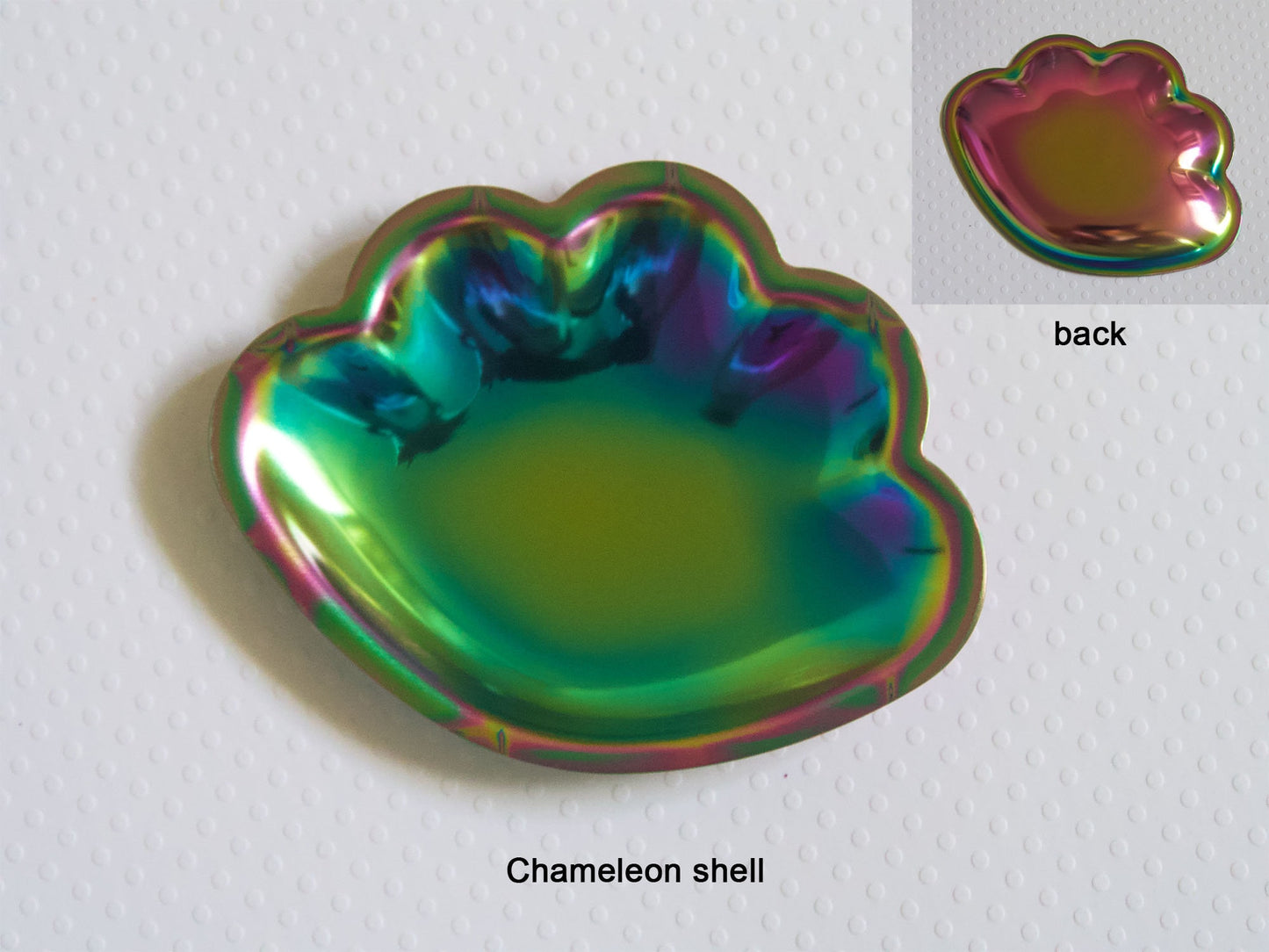 Heart shaped Stainless Steel Trims Jewelry Tray