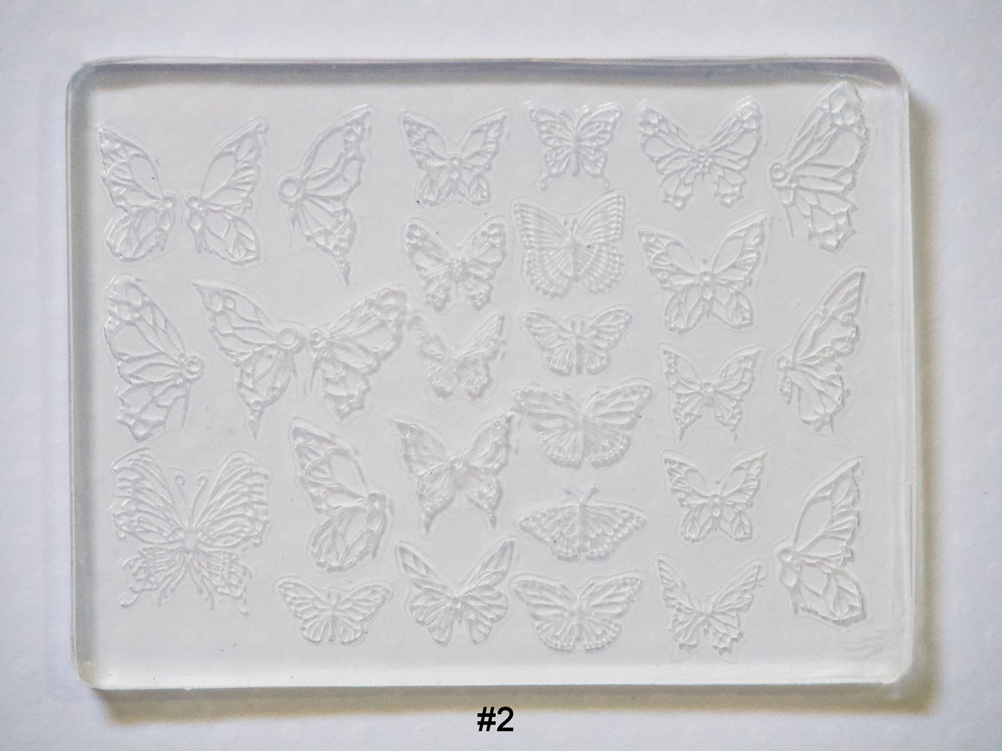 Butterfly Wing Silica Mould Nail Art DIY Decal Design/ Silica 3D Fluttering Beauty Graceful Butterfly Template Gel polish Mold Manicure