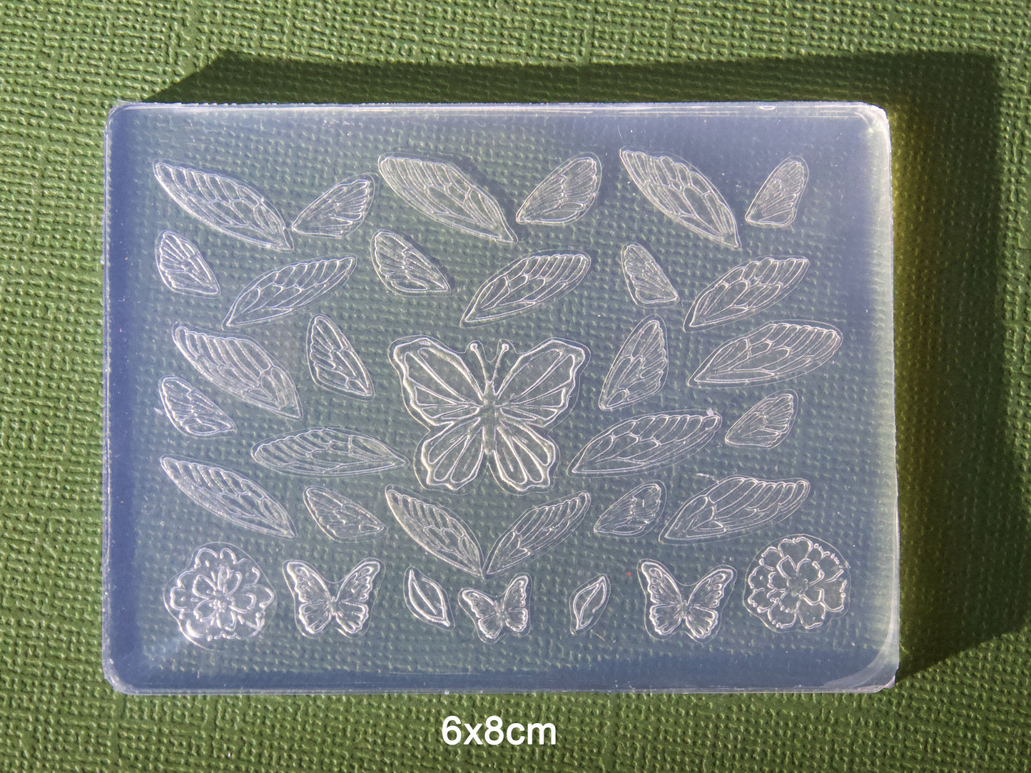 Butterfly Wing Silica Mould Nail Art DIY Decal Design/ Silica 3D Fluttering Beauty Graceful Butterfly Template Gel polish Mold Manicure