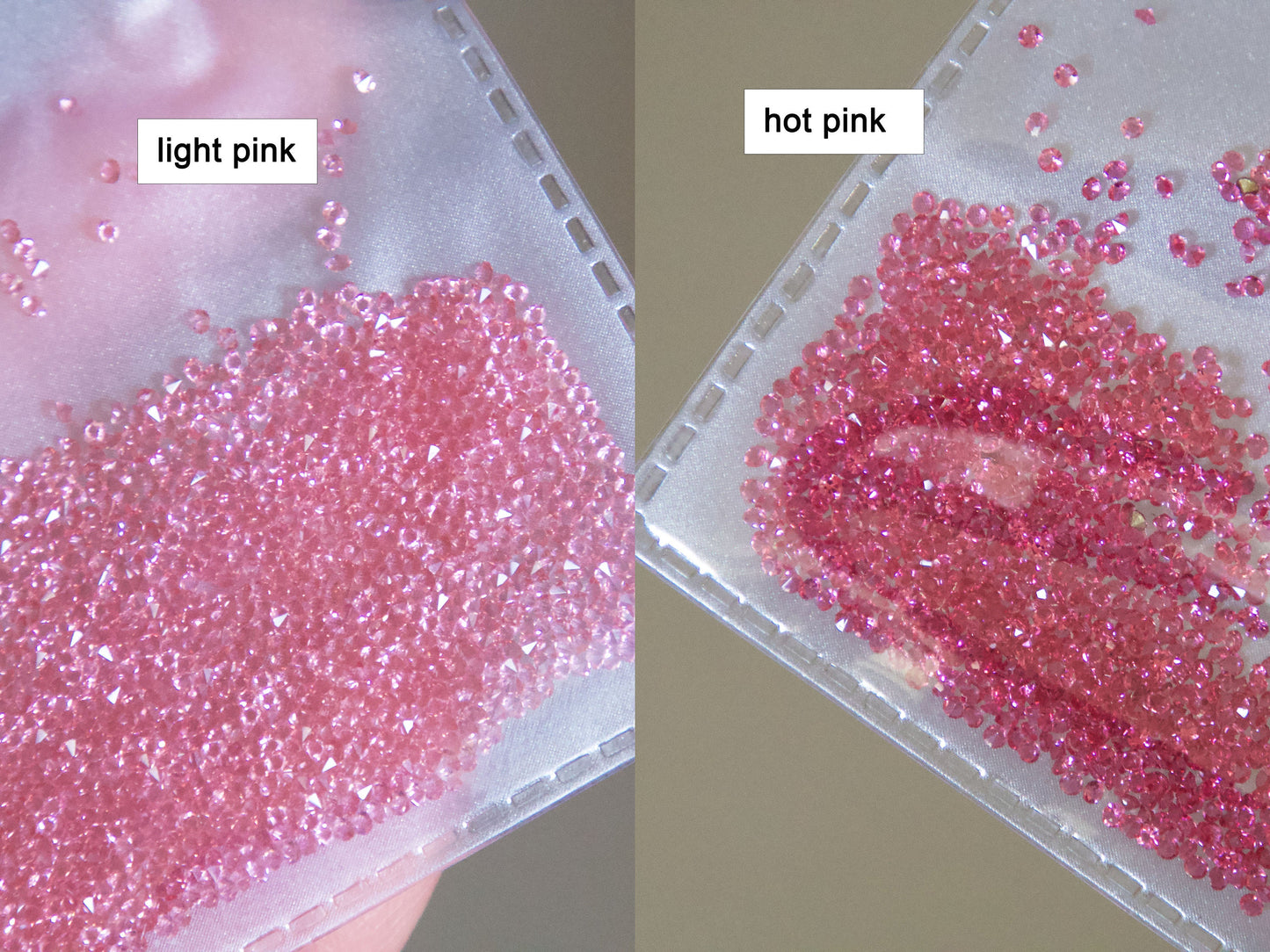 1440 pcs Culet Diamond crystal Nail Art glitter/ Microbead Clear AB stone Nail design art decoration rhinestones