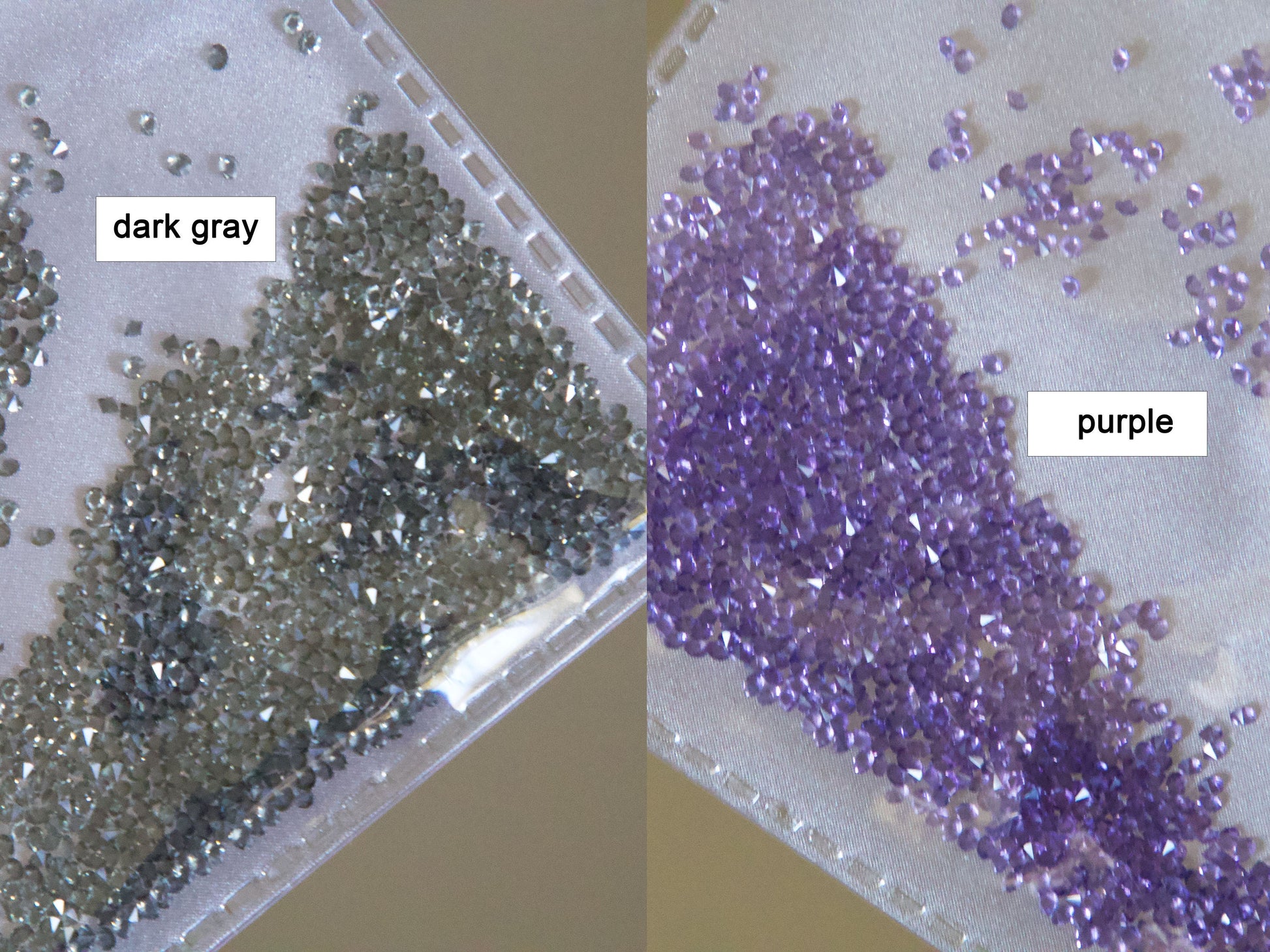 1440 pcs Culet Diamond crystal Nail Art glitter/ Microbead Clear AB stone Nail design art decoration rhinestones