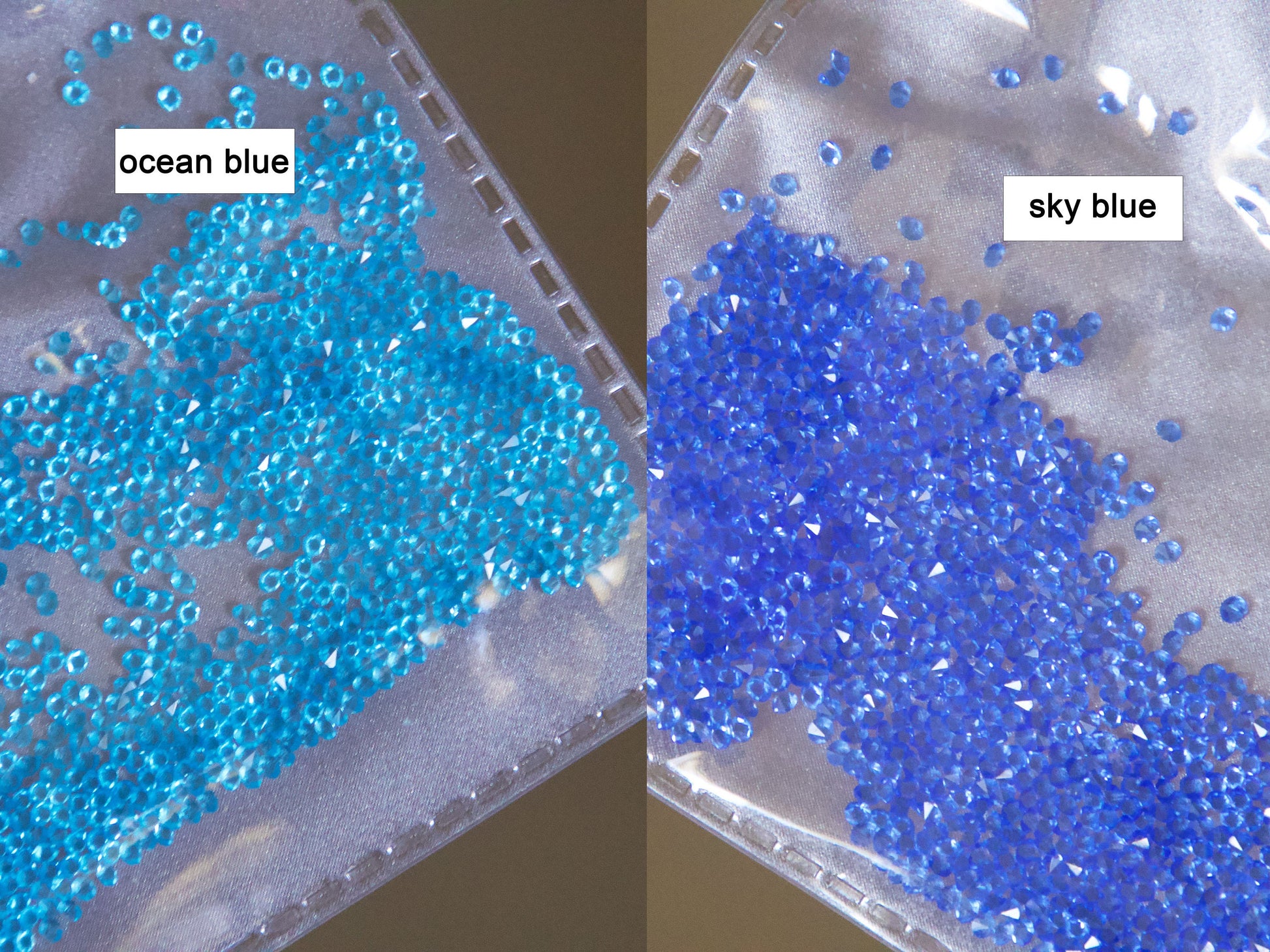 1440 pcs Culet Diamond crystal Nail Art glitter/ Microbead Clear AB stone Nail design art decoration rhinestones