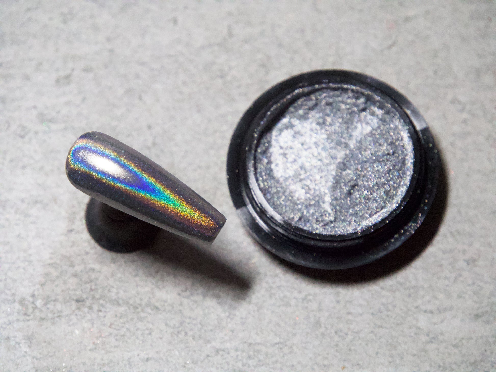 Rainbow Halo Laser Shimmer Chrome Pigment / Chameleon Chrome Powder/Nail holographic Powder Nail art Supply