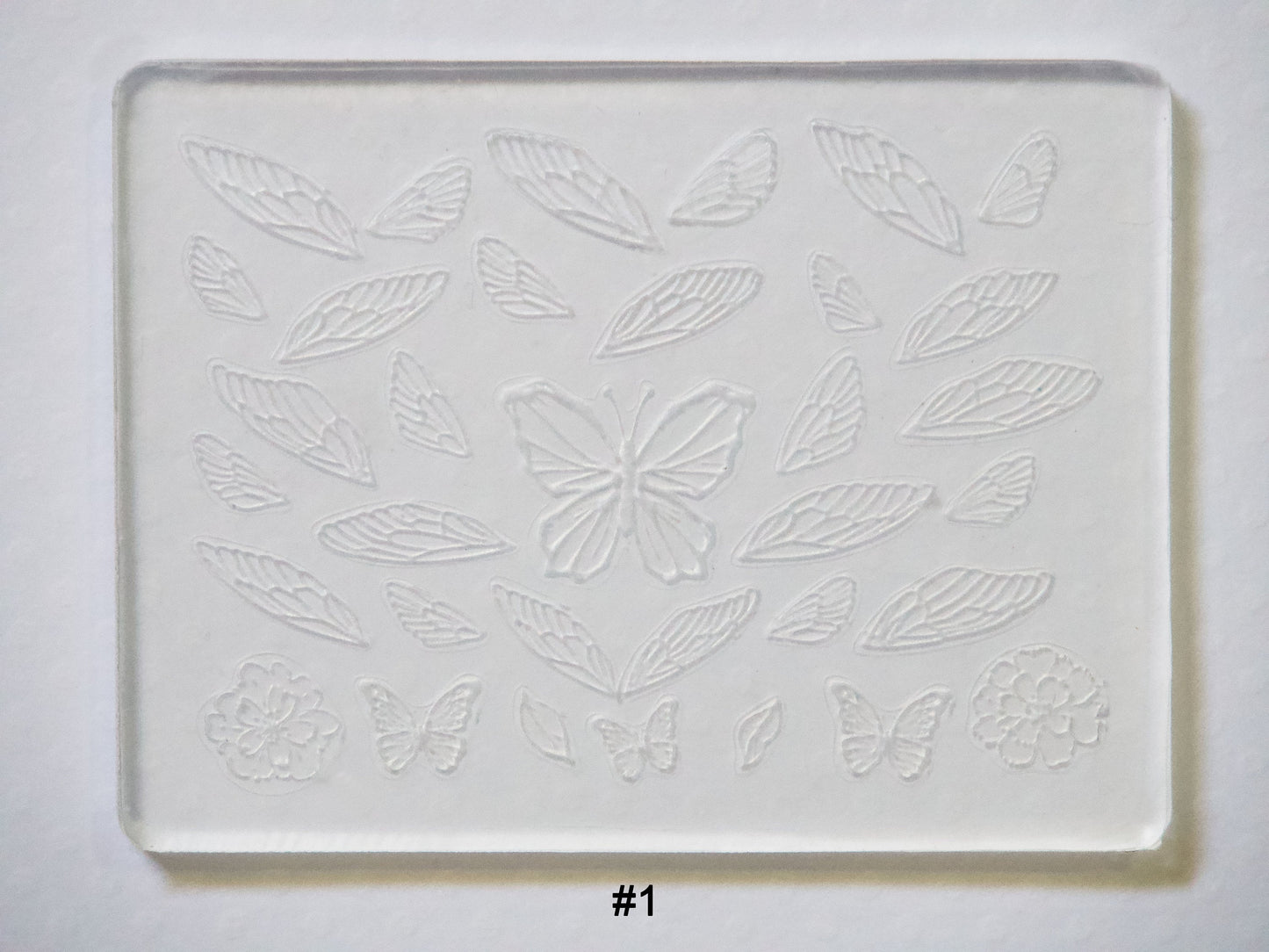 Butterfly Wing Silica Mould Nail Art DIY Decal Design/ Silica 3D Fluttering Beauty Graceful Butterfly Template Gel polish Mold Manicure