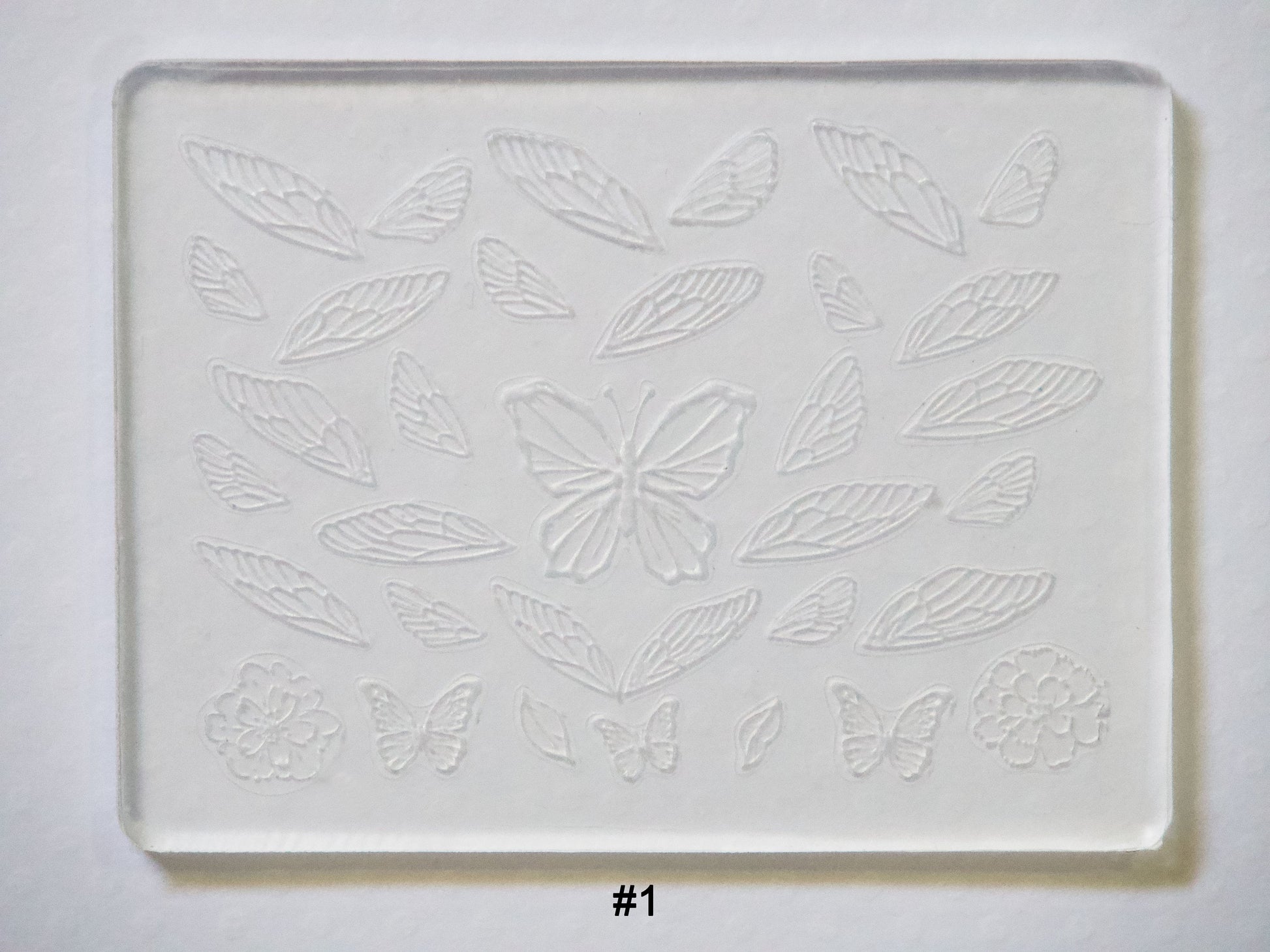 Butterfly Wing Silica Mould Nail Art DIY Decal Design/ Silica 3D Fluttering Beauty Graceful Butterfly Template Gel polish Mold Manicure
