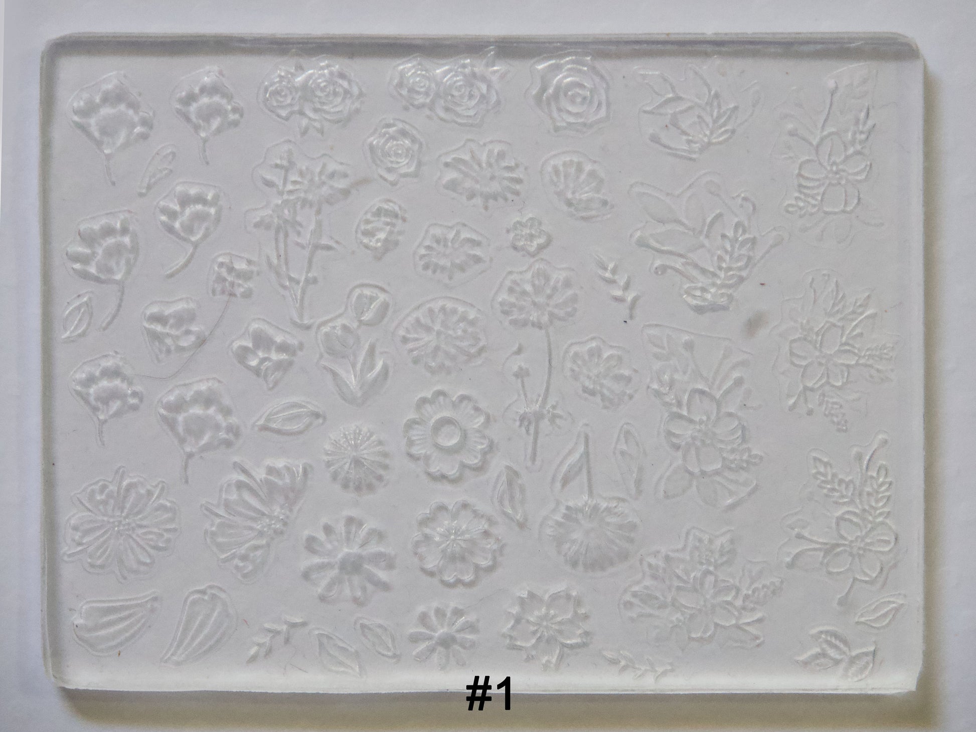 Flower Daisy Rose Tulip Silica Mould Nail Art DIY Decal Design/ Silica 3D Sakura Floral BouquetTemplate Gel polish Mold Manicure