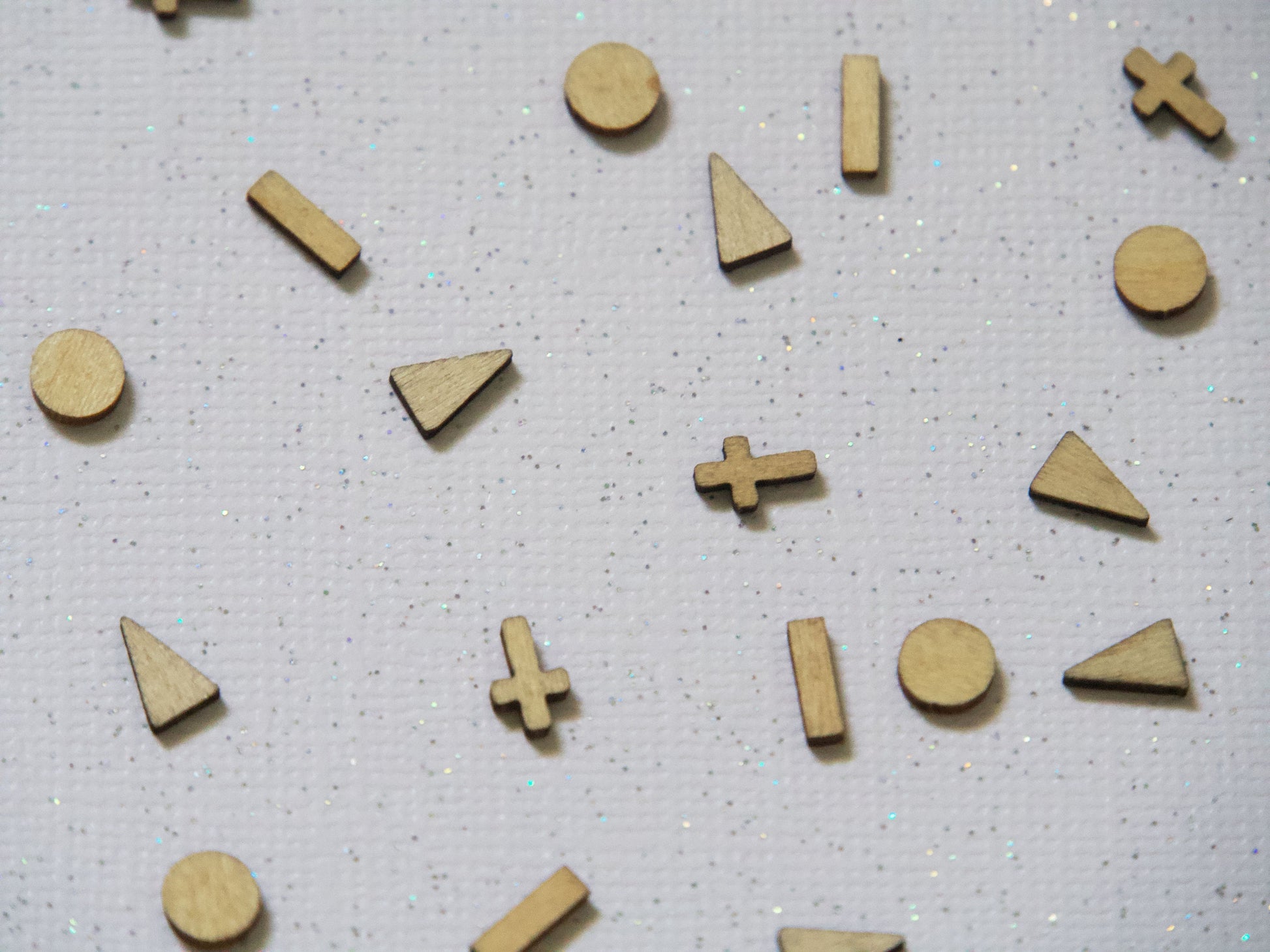 5 pcs 3D Wood nail decoration/ Cross Geometry Nail DIY nail deco charm for nail art