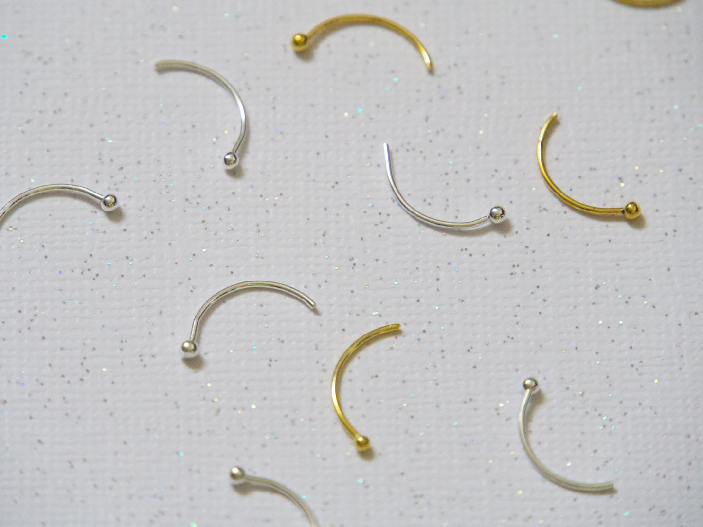 10pcs smile nail studs