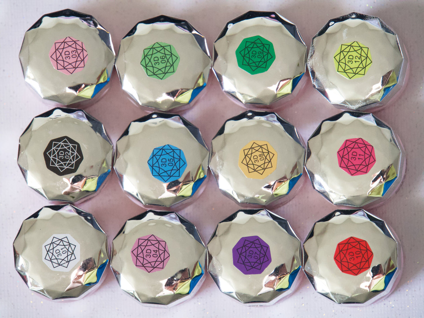 12 cases Molding Sculpture UV Gel Clay/ 4D Full Colors DIY Carving Patterns Gel/ Nail 5D Rose Carved Soak Off None Stick Solid Gels